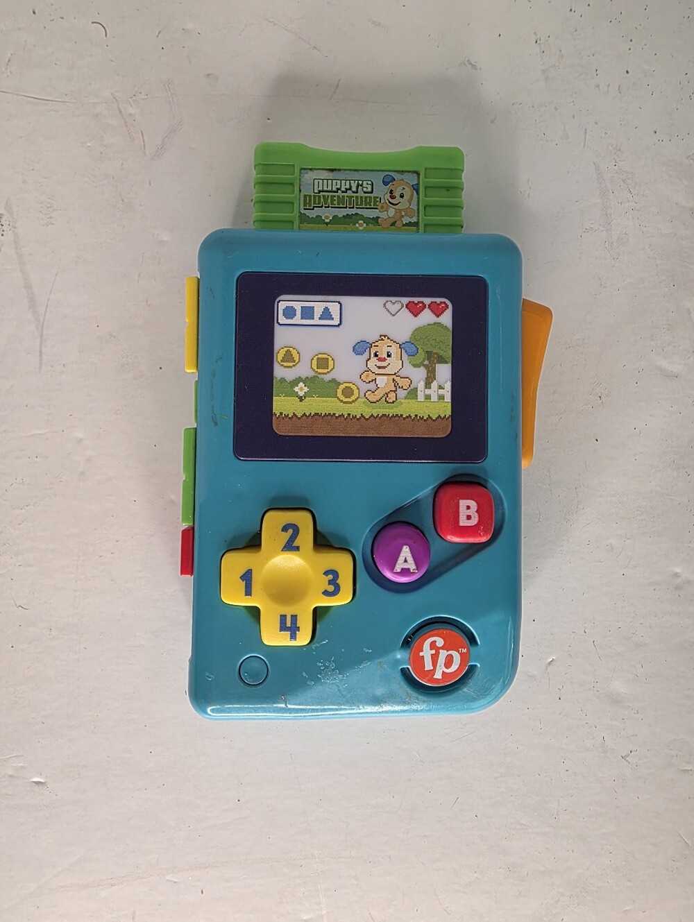 Fisher Price Laugh & Learn Lil' Gamer Pretend Video Game Toy WORKS!